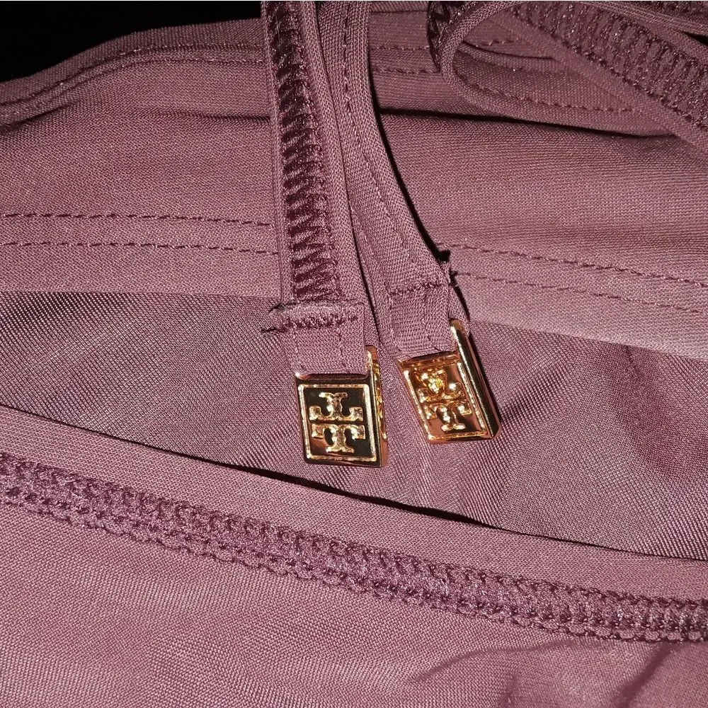 Tory Burch Purple Plunge Swimsuit - Picture 2 of 7